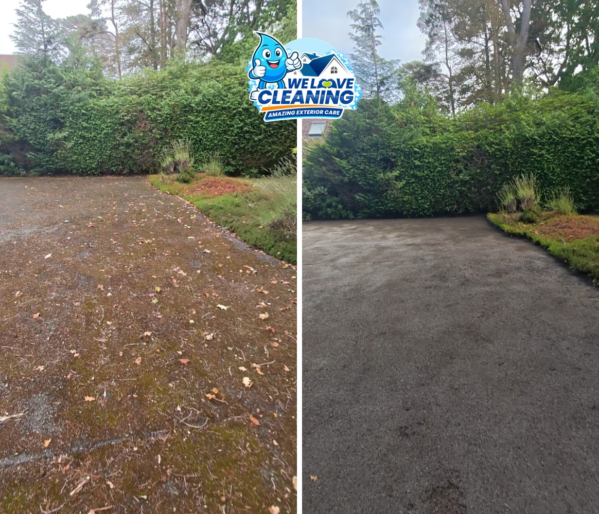 Before and after cleaning result